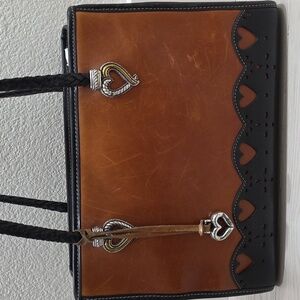 Brighton Leather Heart Women's Handbag